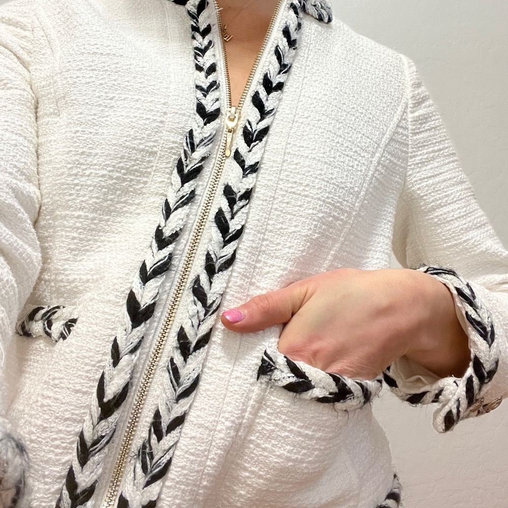 WHBM 3/4 sleeve jacket